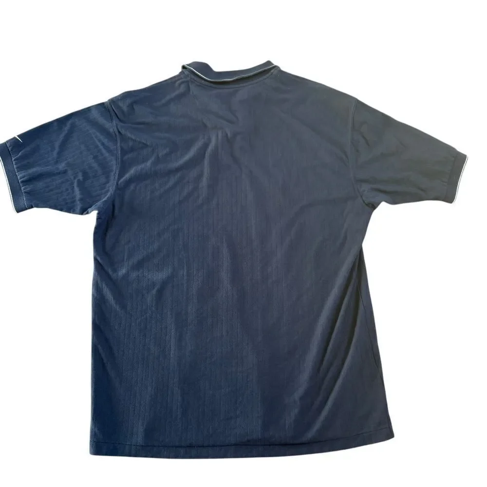 Nike Golf Polo Shirt Mens Size 2XL Dri Fit Short Sleeve Navy Blue Solid